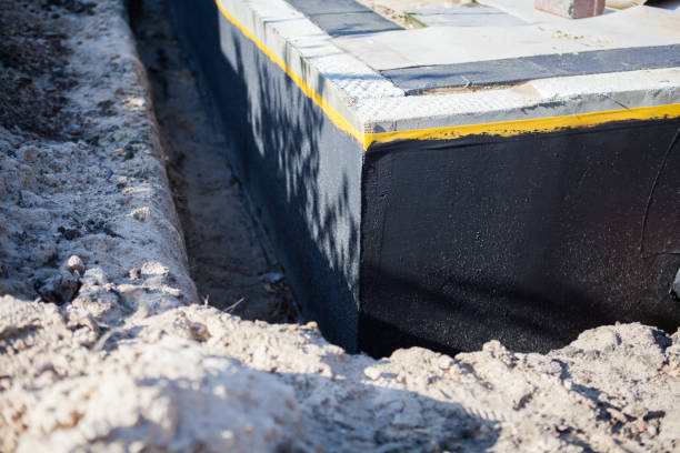 Residential Waterproofing installation at a Moores Hill, IN home by SJ Waterproofing Pros